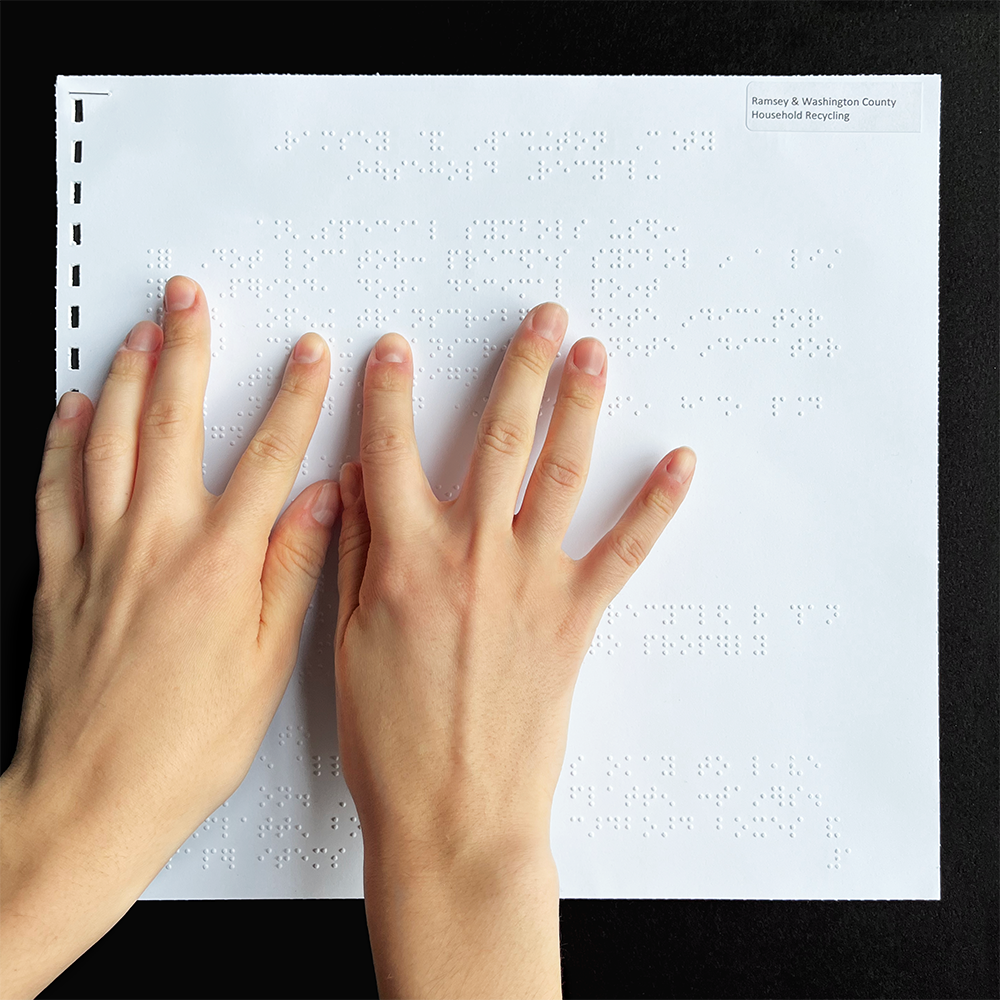 Braille Recycling Guide